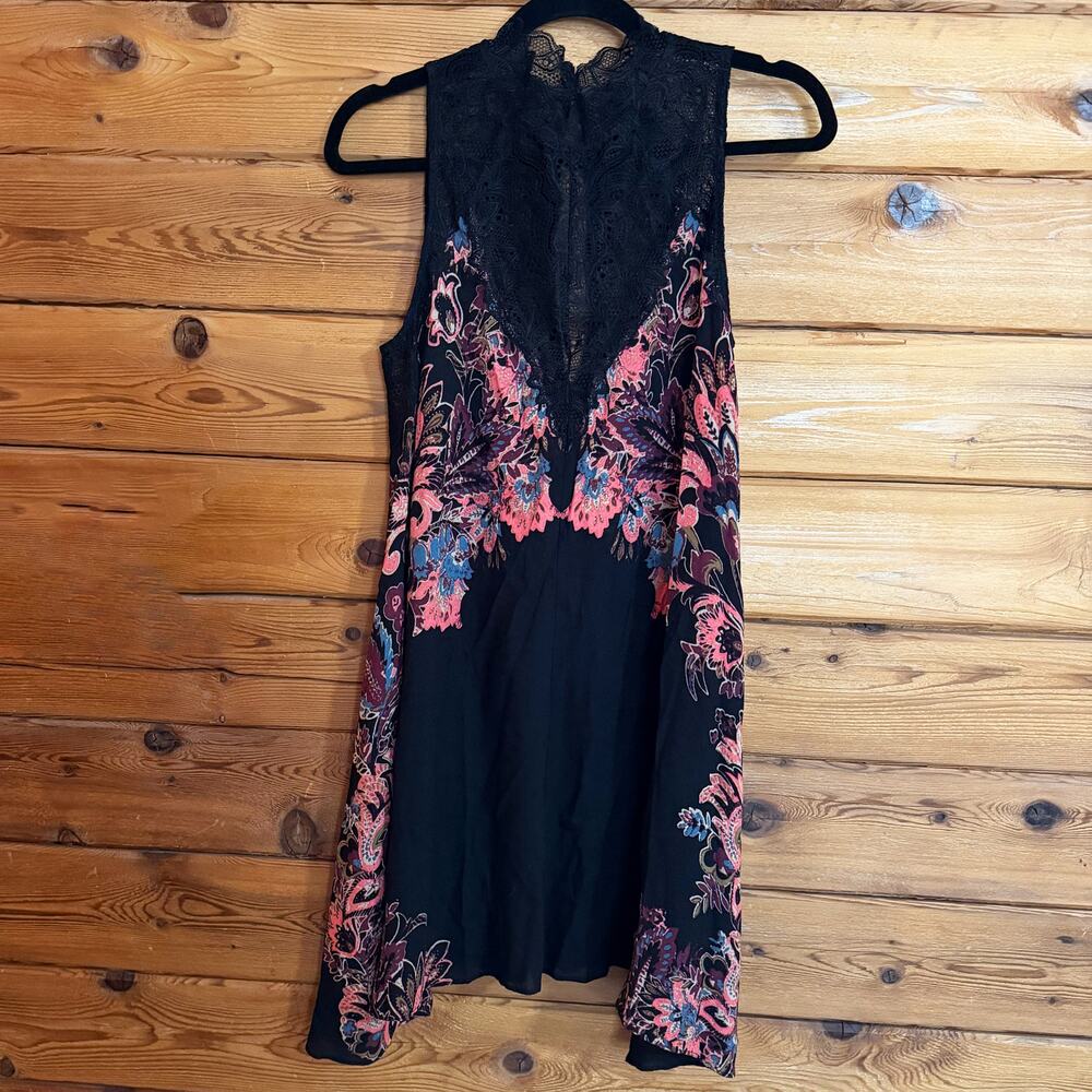 NWT Free People Marsha Printed Slip Dress Size Medium